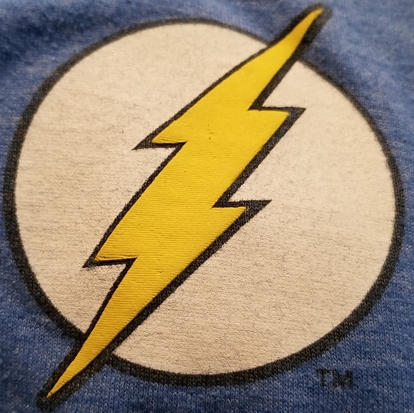 JUSTICE LEAGUE BOYS MEDIUM BLUE T-SHIRT - Picture 8 of 15